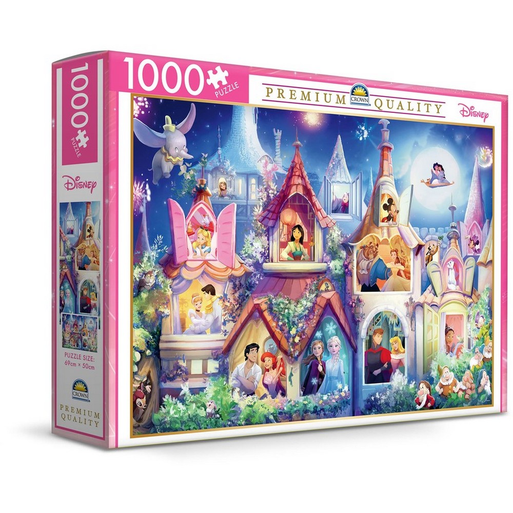 Puzzle - Disney Princess & Villains - 2 Assorted Puzzles 1000pc