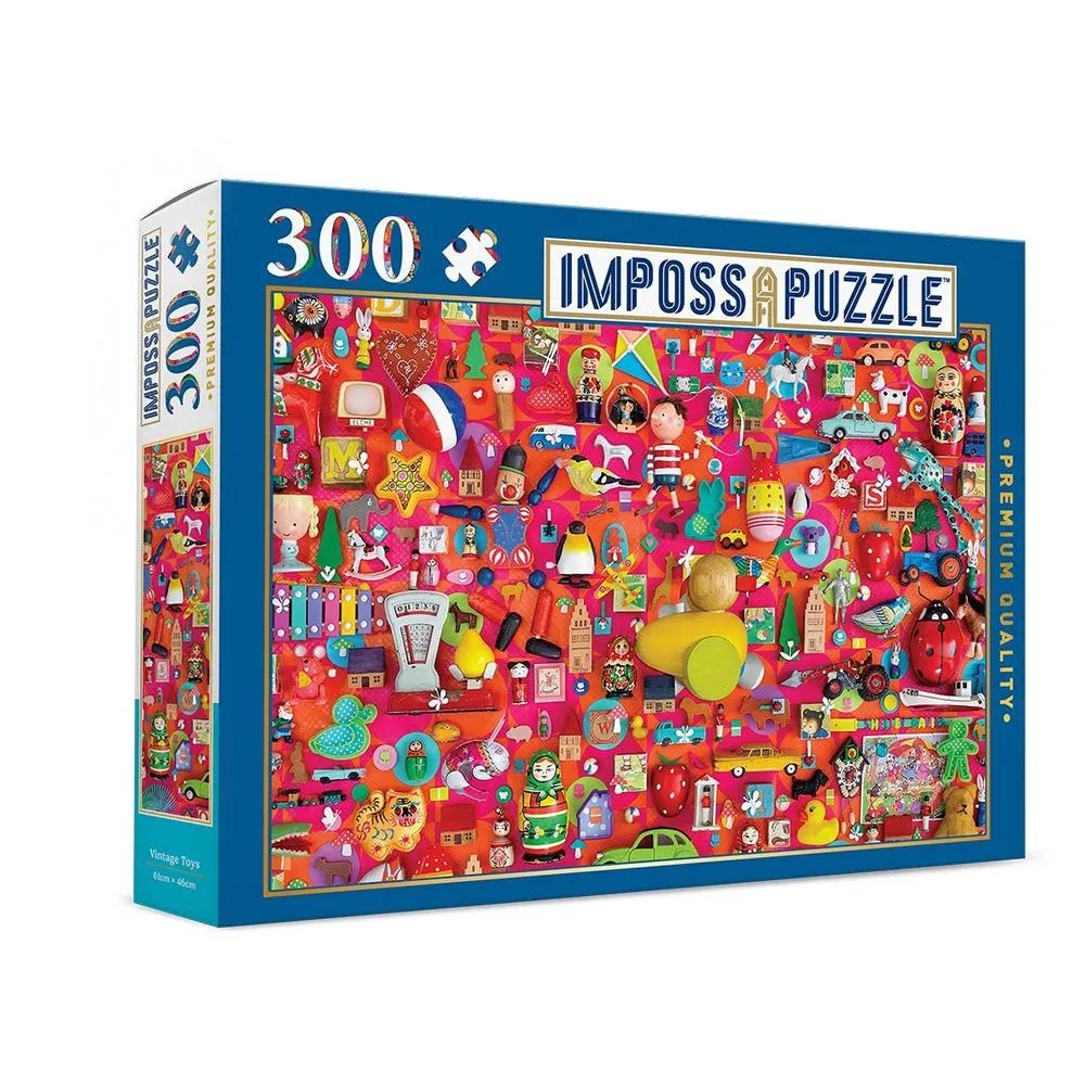 Puzzle - ImpossApuzzle - Vintage Toys - 300pc