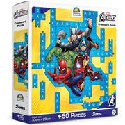 Puzzle - Bonza Junior Crossword Puzzle - Avengers - 50pc