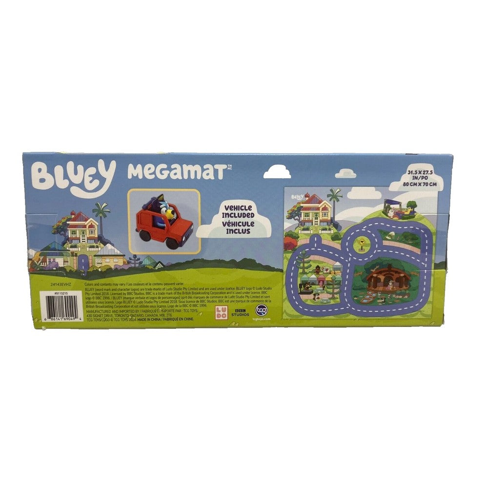 Orginal Megamat with Vehicle - Bluey