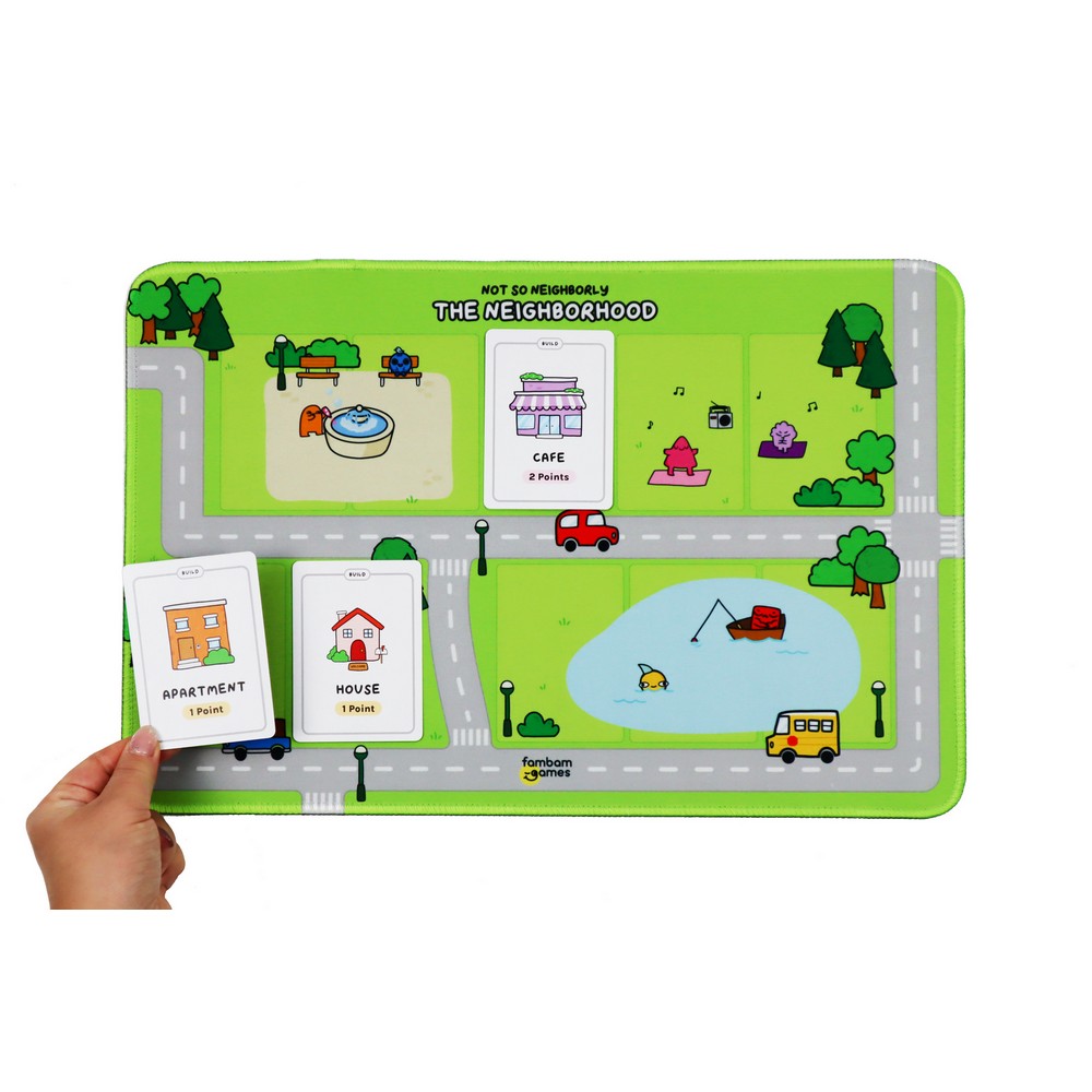 Not So Neighborly Playmats
