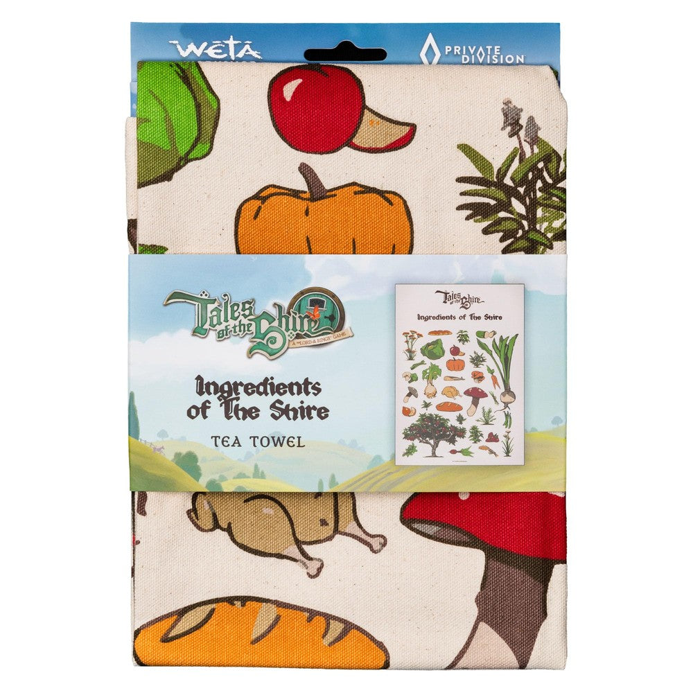 WETA - Tales of the Shire (2025) - Tea Towel - Ingredients of The Shire