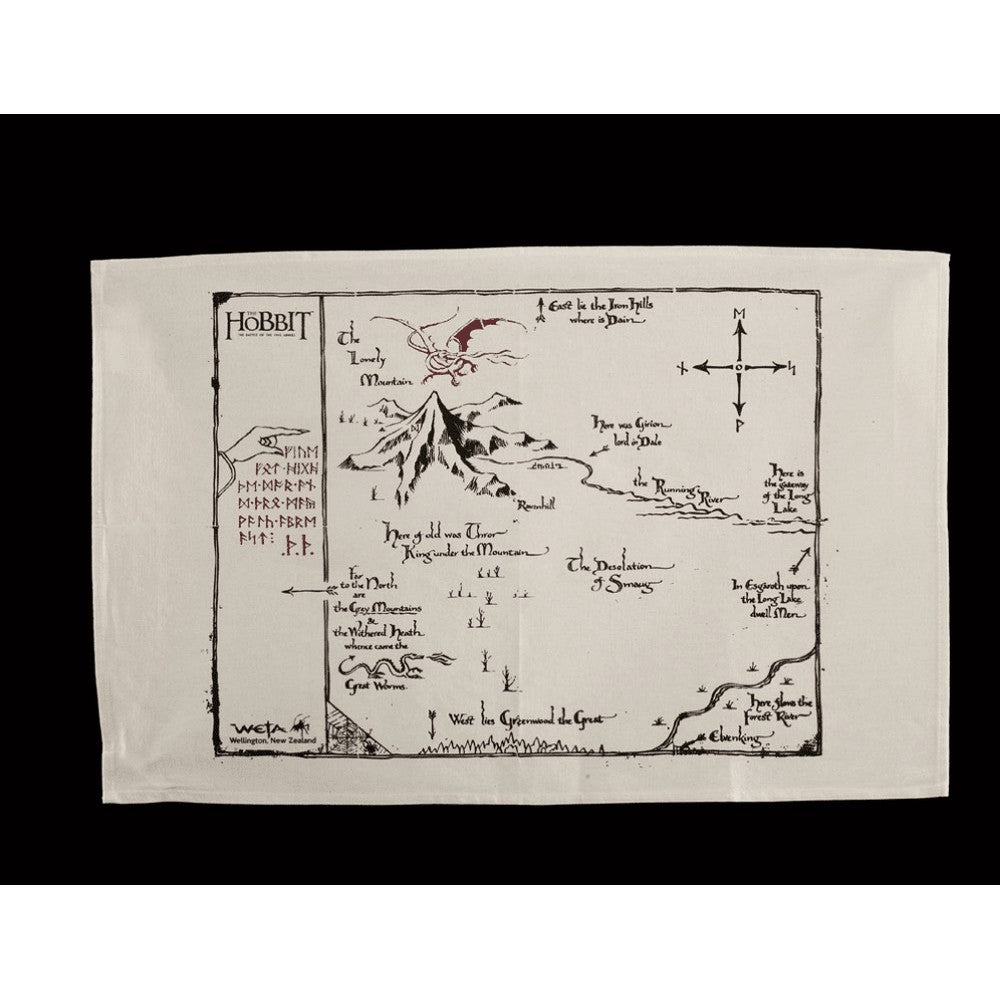 WETA - The Hobbit Trilogy - Tea Towel - Thorin's Map
