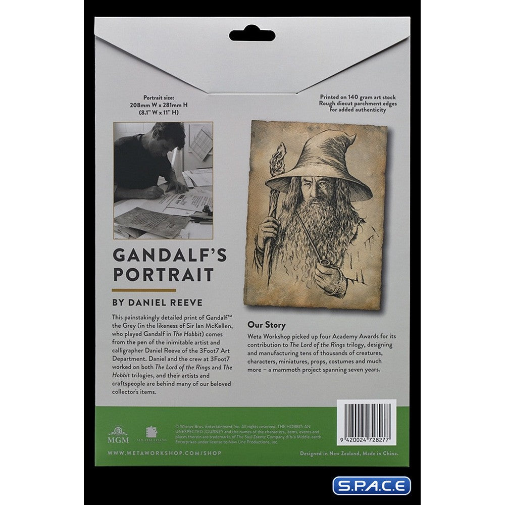 WETA - The Hobbit Trilogy - Art Print - Portrait of Gandalf the Grey