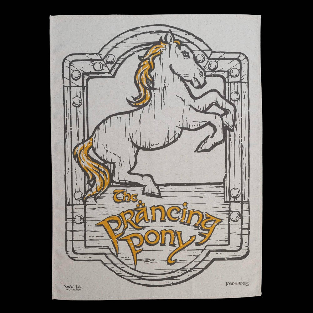 WETA - The Lord of the Rings Trilogy - Tea Towel - Green Dragon & Prancing Pony 2PK