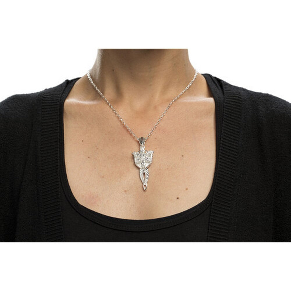 WETA - The Lord of the Rings Trilogy - Evenstar Pendant & Chain - Sterling Silver