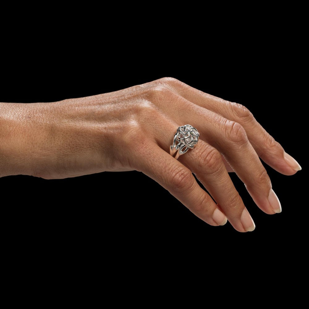 WETA - The Lord of the Rings Trilogy - The Ring of Galadriel - Sterling Silver Size 7.25