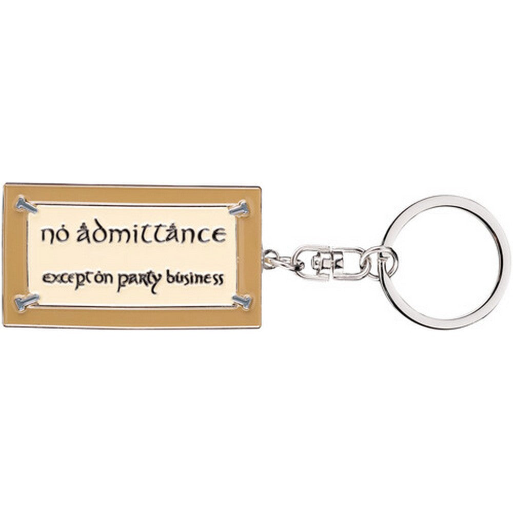 WETA - The Lord of the Rings Trilogy - Keyring - No Admittance Sign (Enamel)