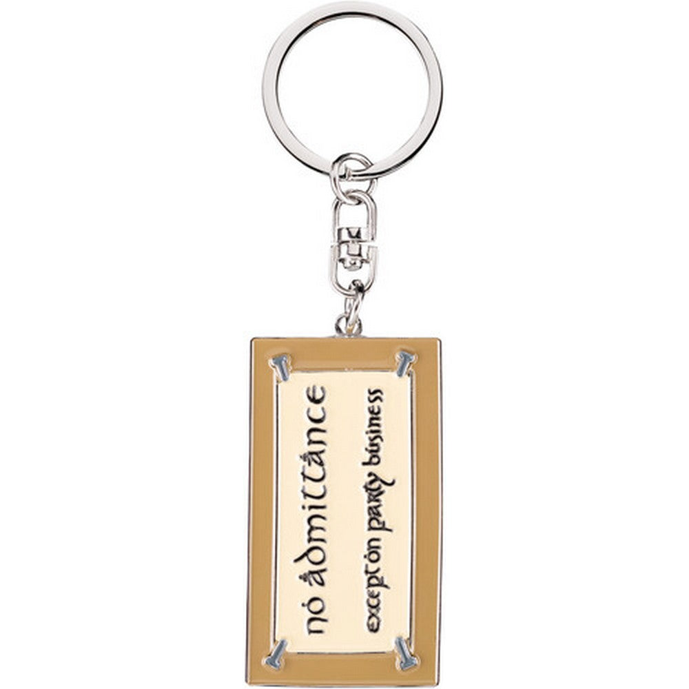 WETA - The Lord of the Rings Trilogy - Keyring - No Admittance Sign (Enamel)