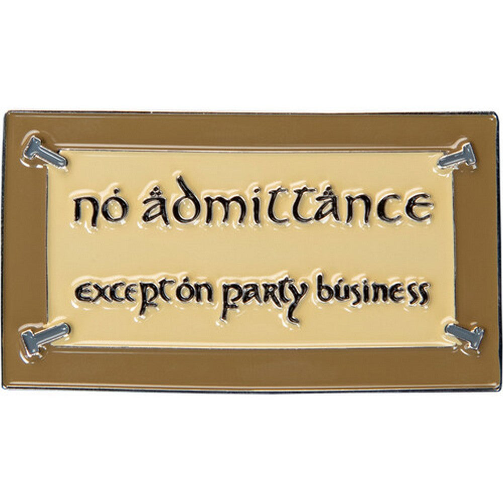 WETA - The Lord of the Rings Trilogy - Fridge Magnet (Enamel) - No Admittance