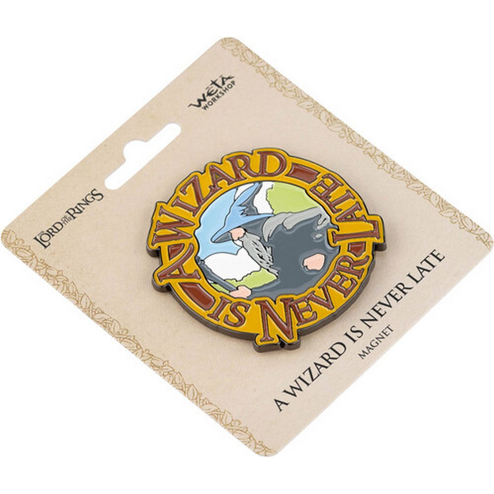WETA - The Lord of the Rings Trilogy - Fridge Magnet (Enamel) - A Wizard Is Never Late