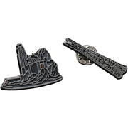 WETA - The Lord of the Rings Trilogy - Pin Set - Helms Deep & Orthanc