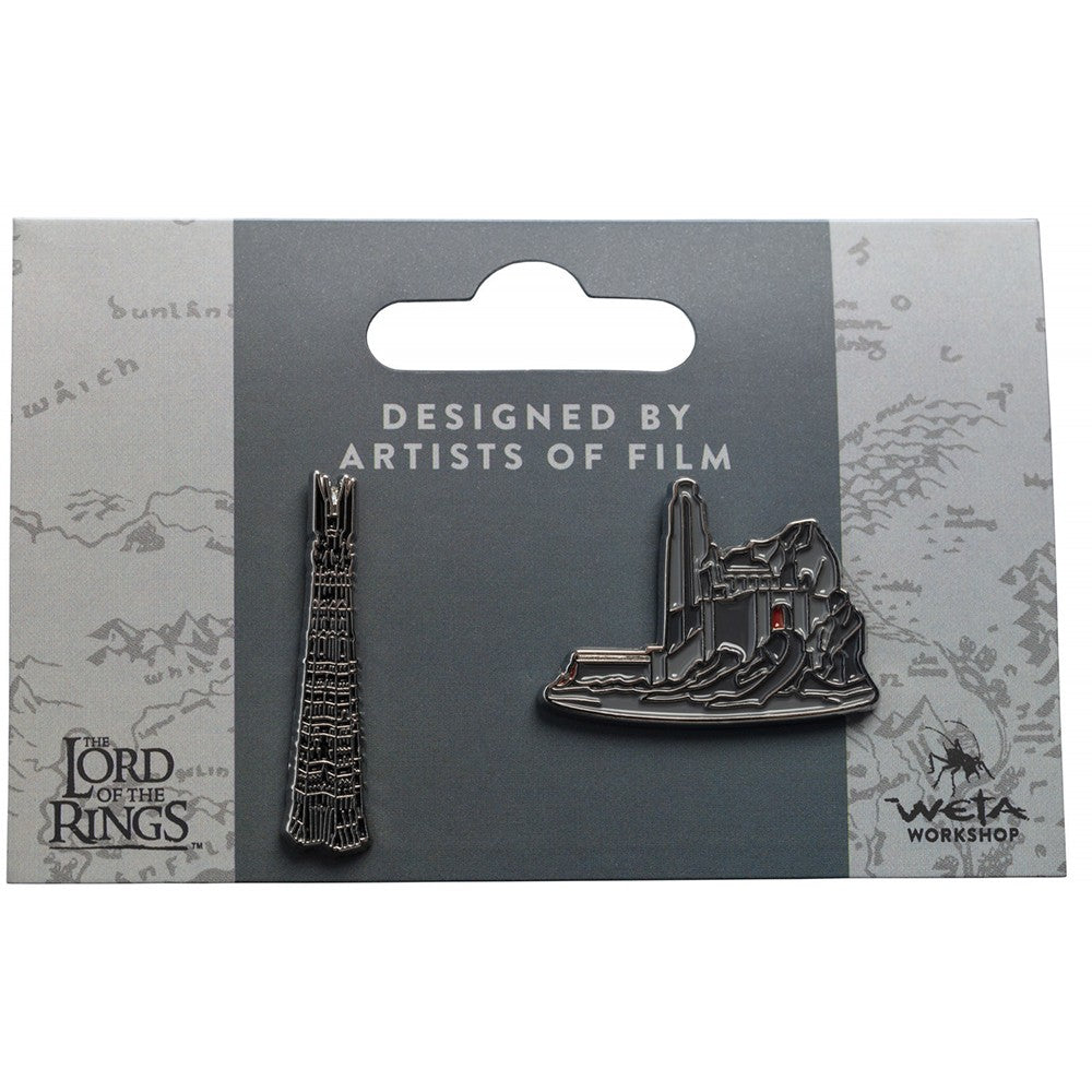 WETA - The Lord of the Rings Trilogy - Pin Set - Helms Deep & Orthanc