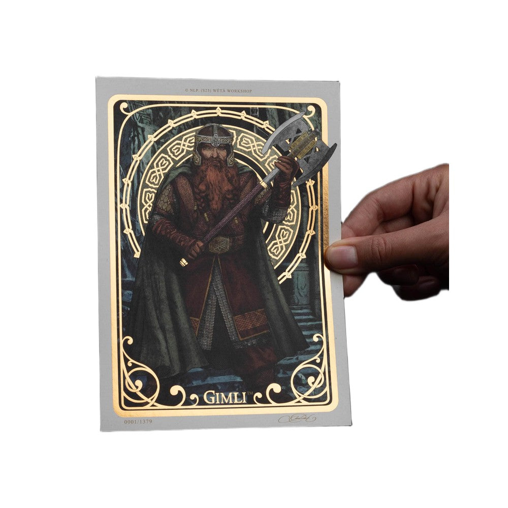WETA - The Lord of the Rings Trilogy - Art Print-Gimli Art Card (A5)