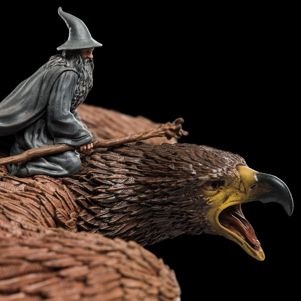 WETA - The Lord of the Rings Trilogy - Miniature Statue - Gandalf the Grey on Gwaihir