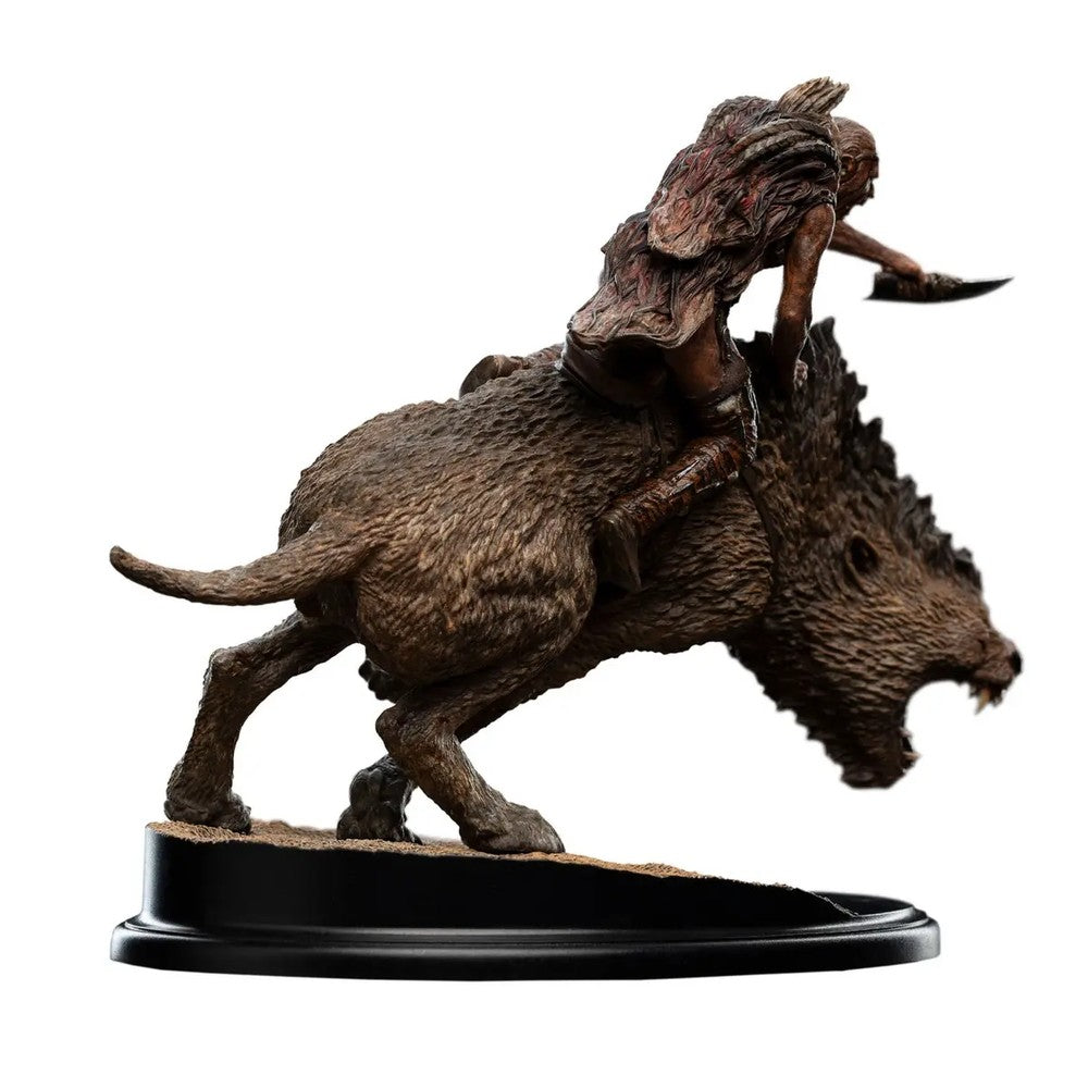 The Lord of the Rings Trilogy - Miniature Statue - Sharkû on Warg