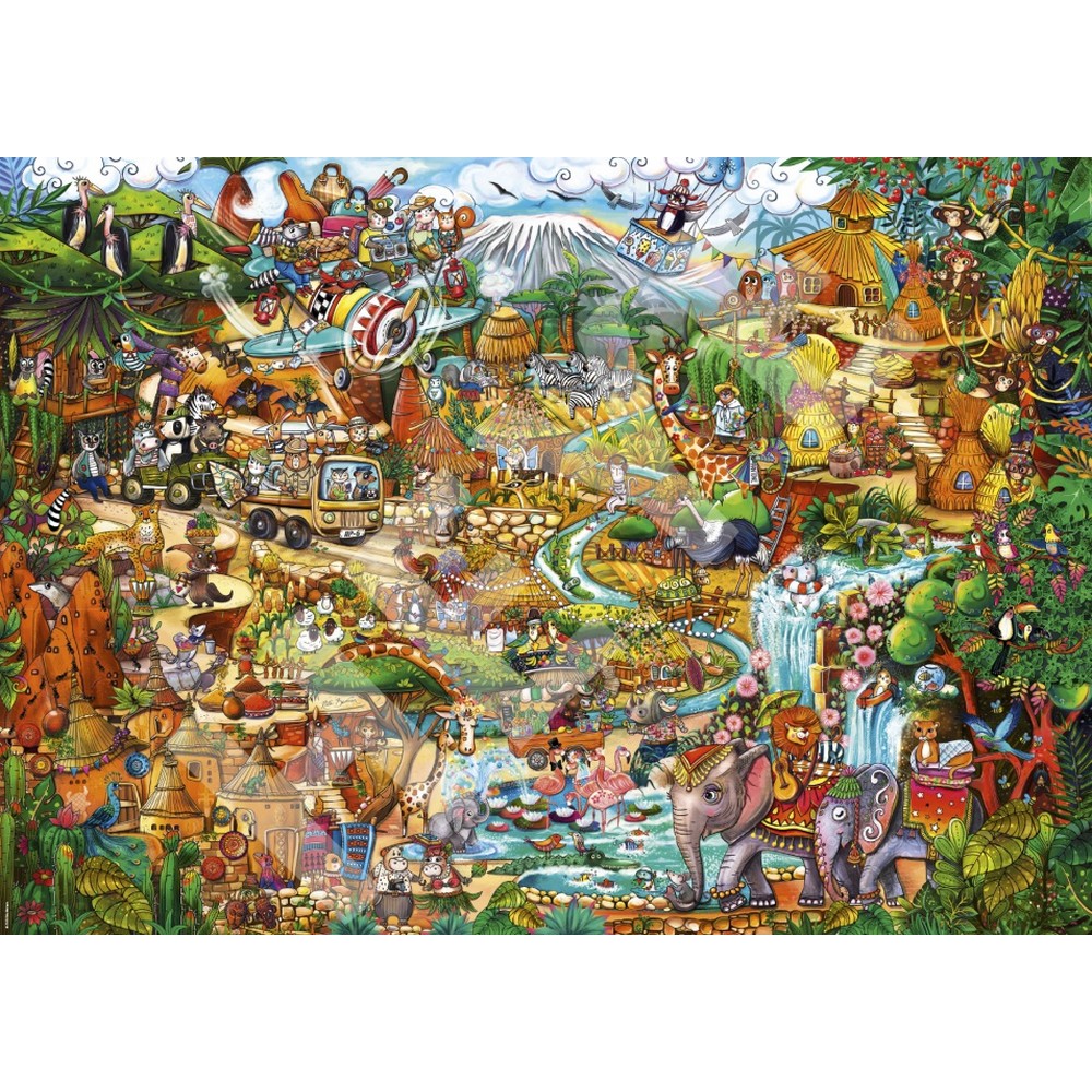 Puzzle - Heye - Berman Exotic Safari Triangular Box 2000pc