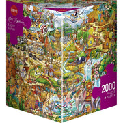 Puzzle - Heye - Berman Exotic Safari Triangular Box 2000pc