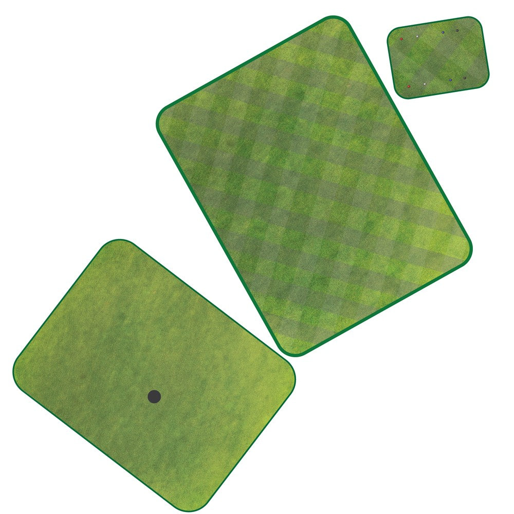 Fingagolf Tee Box Green and Fairway Playmats