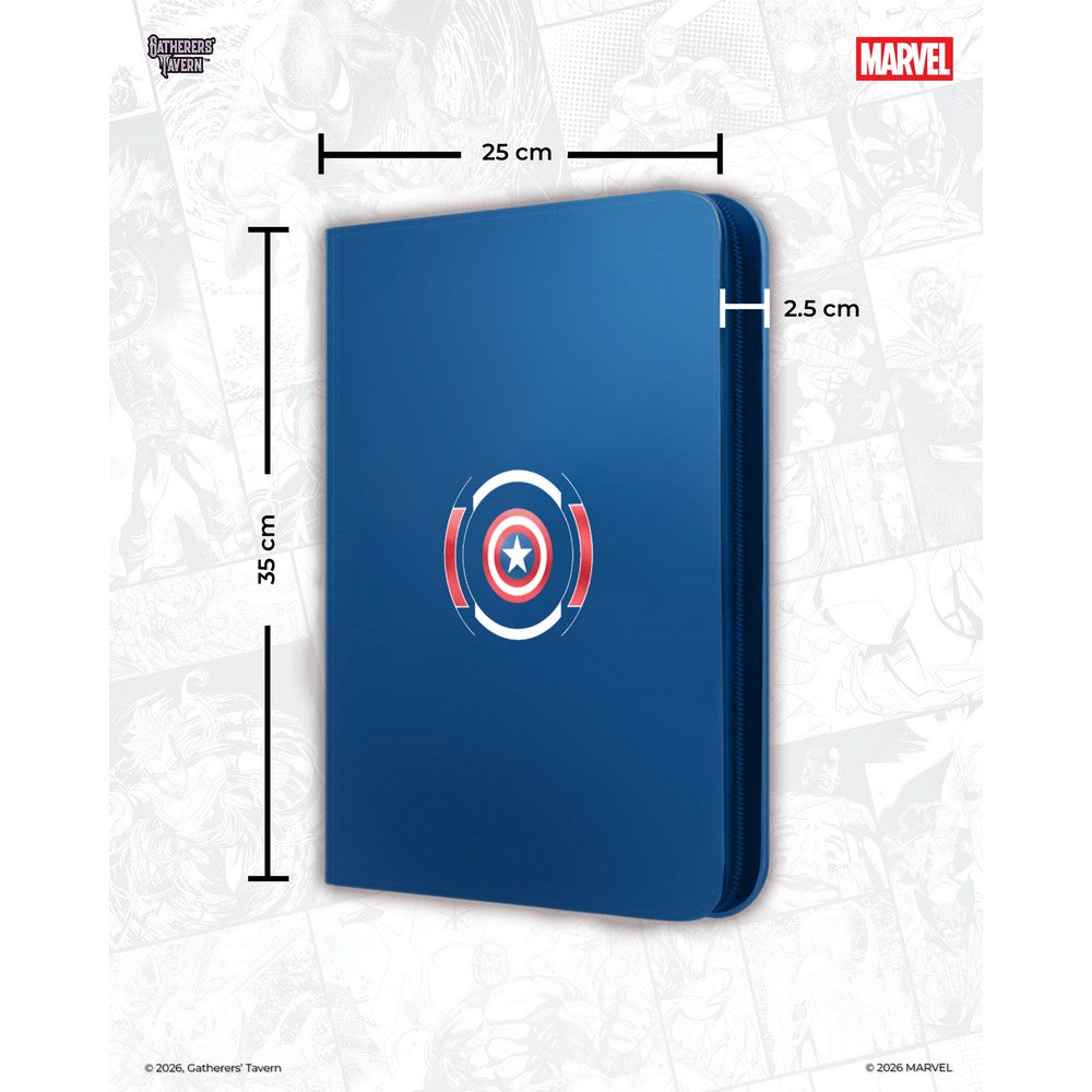 Gatherers Tavern - Binders - Marvel - 9 Pocket - Captain America