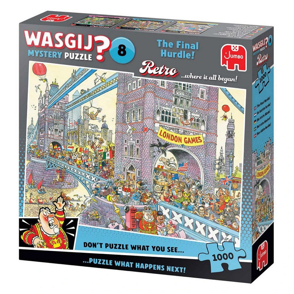 Puzzle - Wasgij? - Retro Mystery #8 Final Hurdle (Square Box)