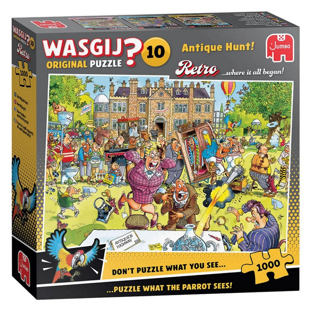 Puzzle - Wasgij? - Retro Original #10 Antique Hunt (Square Box)