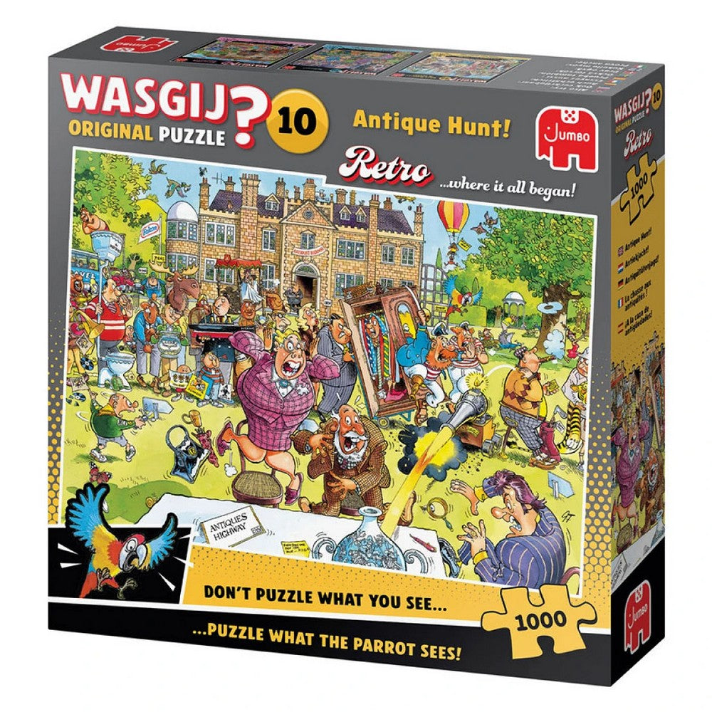 Puzzle - Wasgij? - Retro Original #10 Antique Hunt (Square Box)