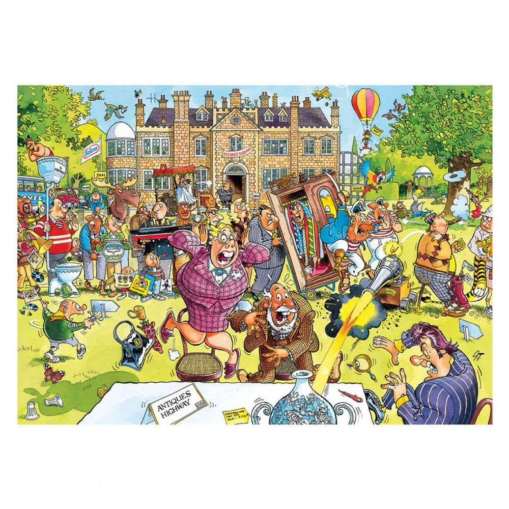 Puzzle - Wasgij? - Retro Original #10 Antique Hunt (Square Box)