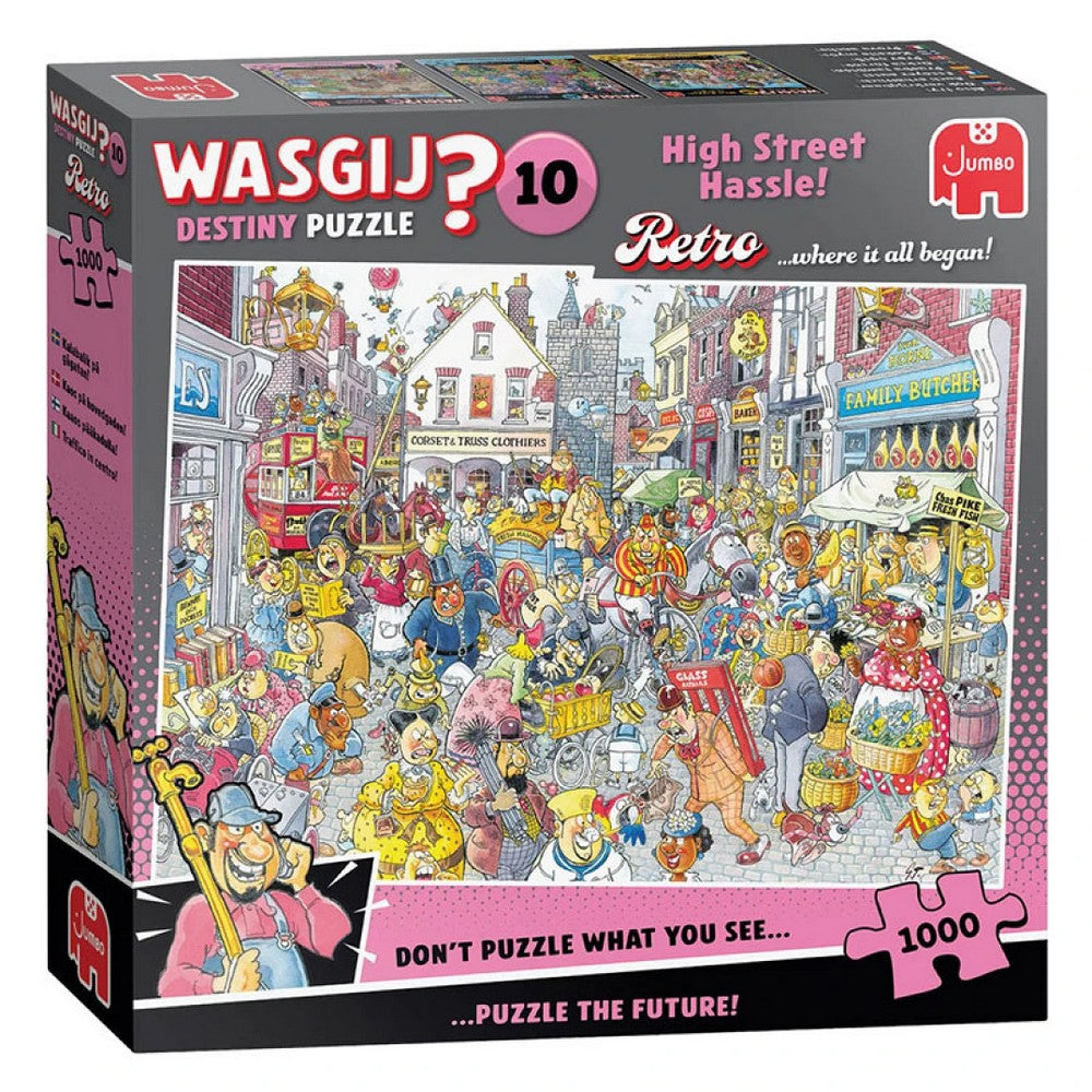 Puzzle - Wasgij? - Retro Destiny #10 High Street Hassle (Square Box)