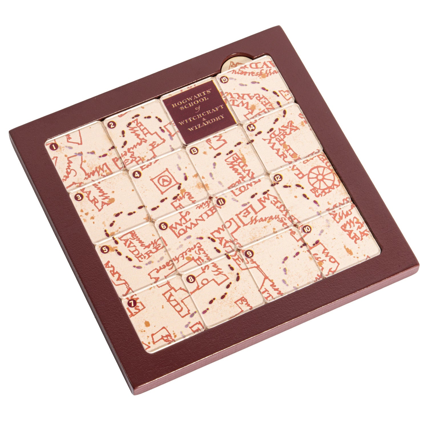 Puzzle - Harry Potter - Marauder's Map Sliding Block Puzzle - Professor Puzzle