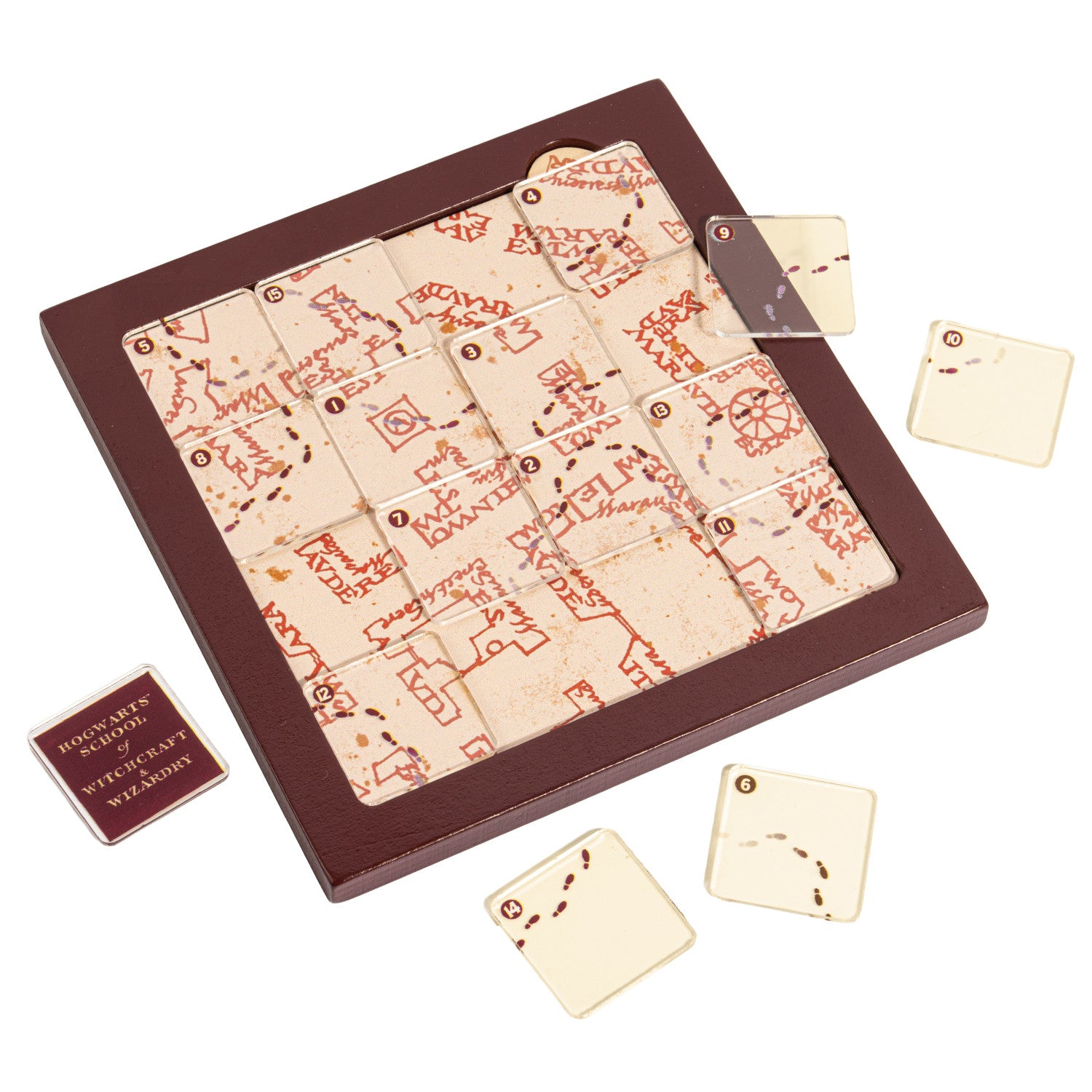 Puzzle - Harry Potter - Marauder's Map Sliding Block Puzzle - Professor Puzzle