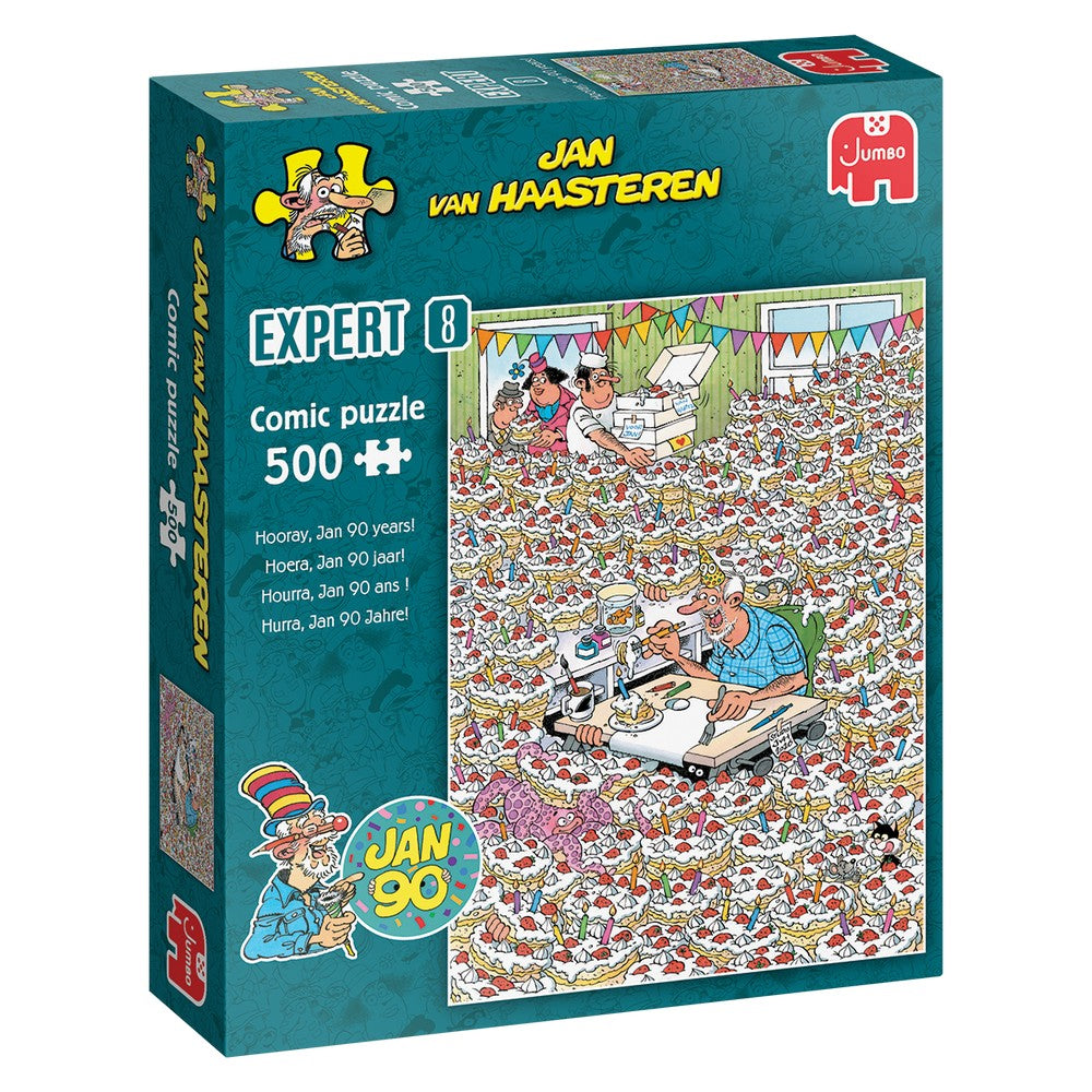 Puzzle - Jumbo Jan van Haasteren - Hooray, Jan 90 Years 500pc