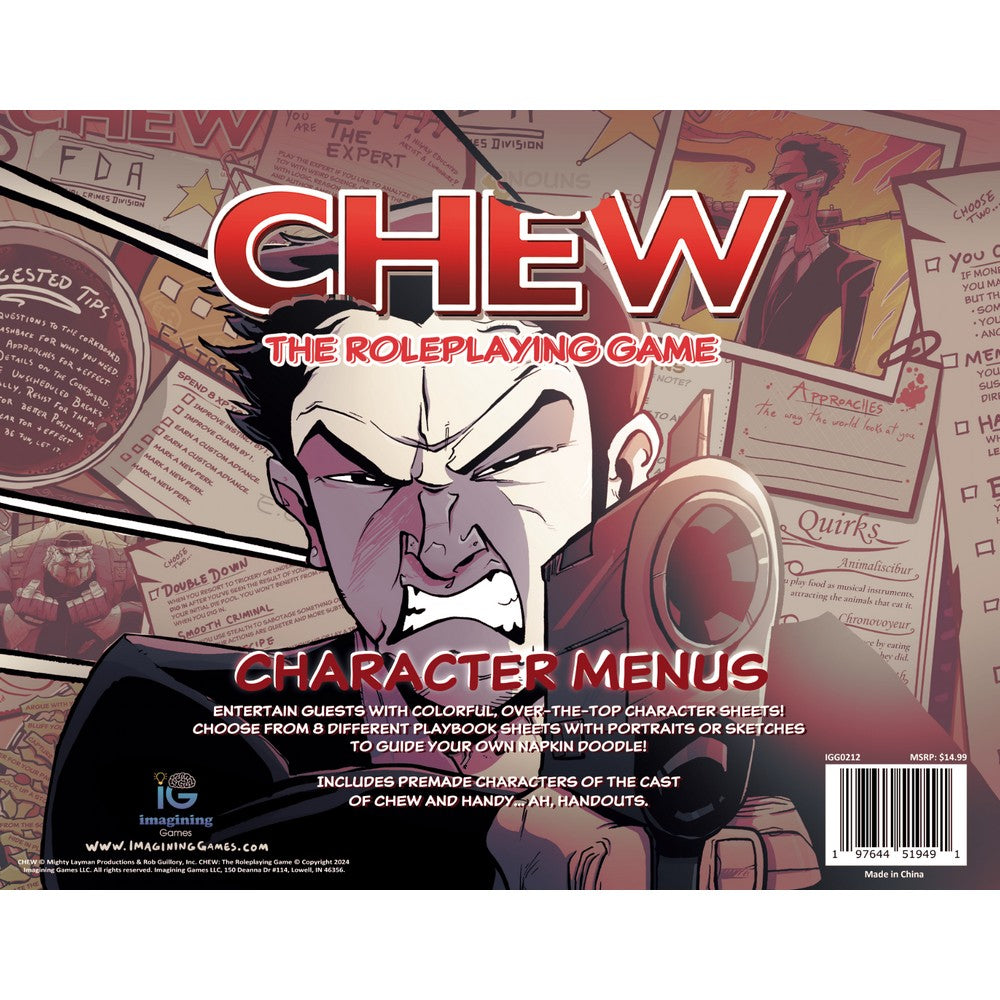 CHEW RPG: Character Menus