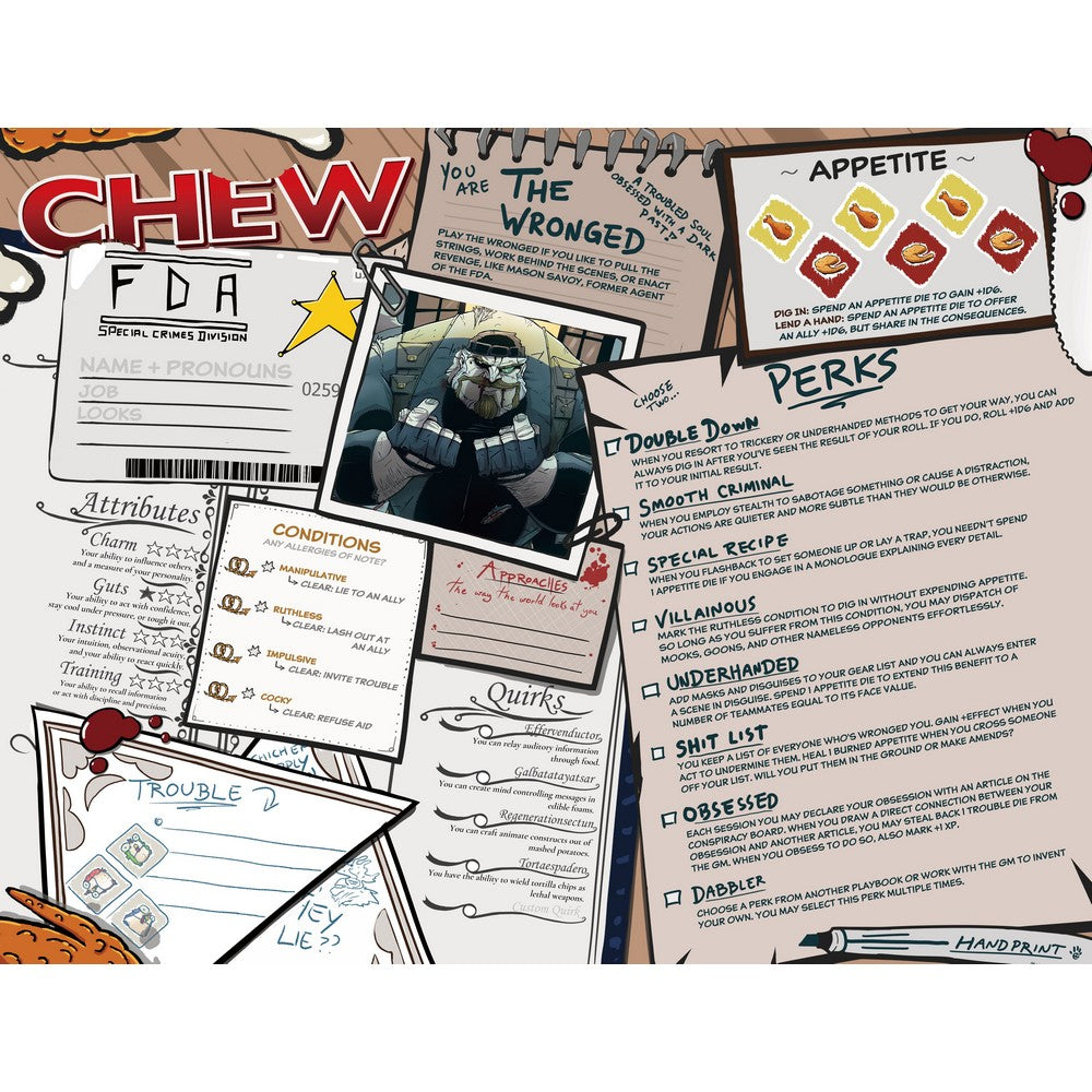 CHEW RPG: Character Menus