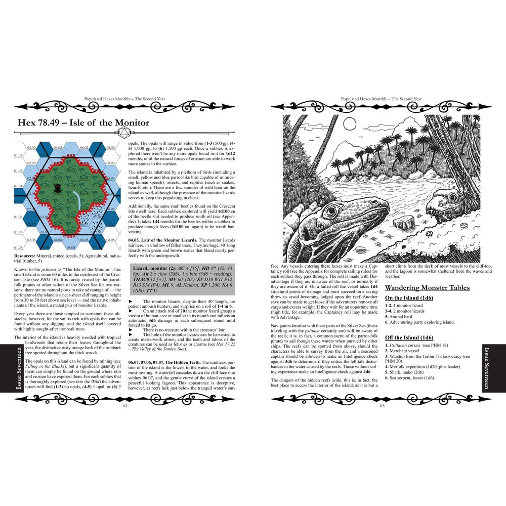 Populated Hexes Monthly Year Two
