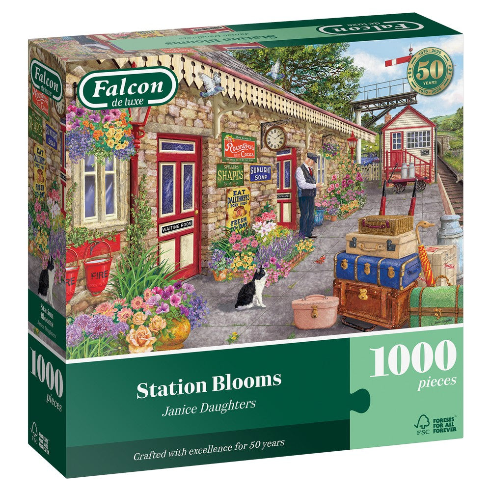 Puzzle - Jumbo - Falcon - Station Blooms (1000 pieces)