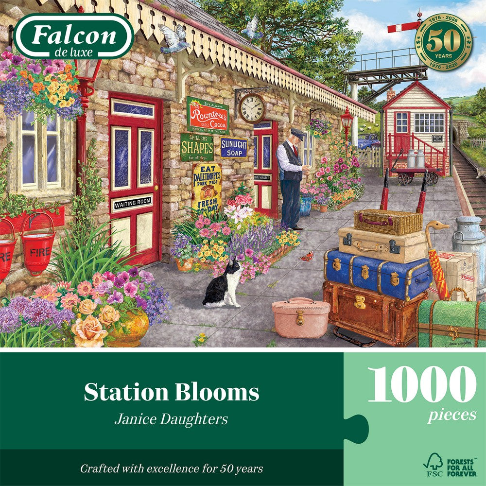 Puzzle - Jumbo - Falcon - Station Blooms (1000 pieces)