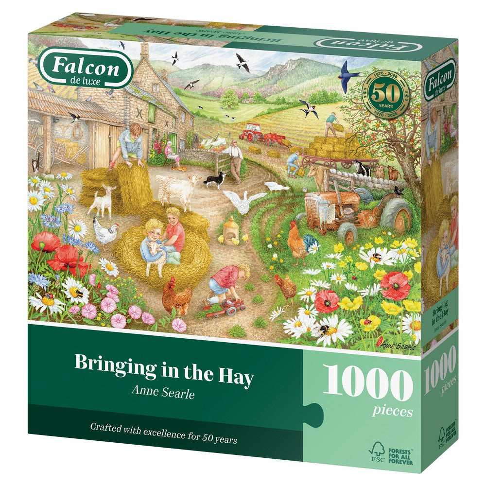 Puzzle - Jumbo - Falcon - Bringing in the Hay (1000 pieces)
