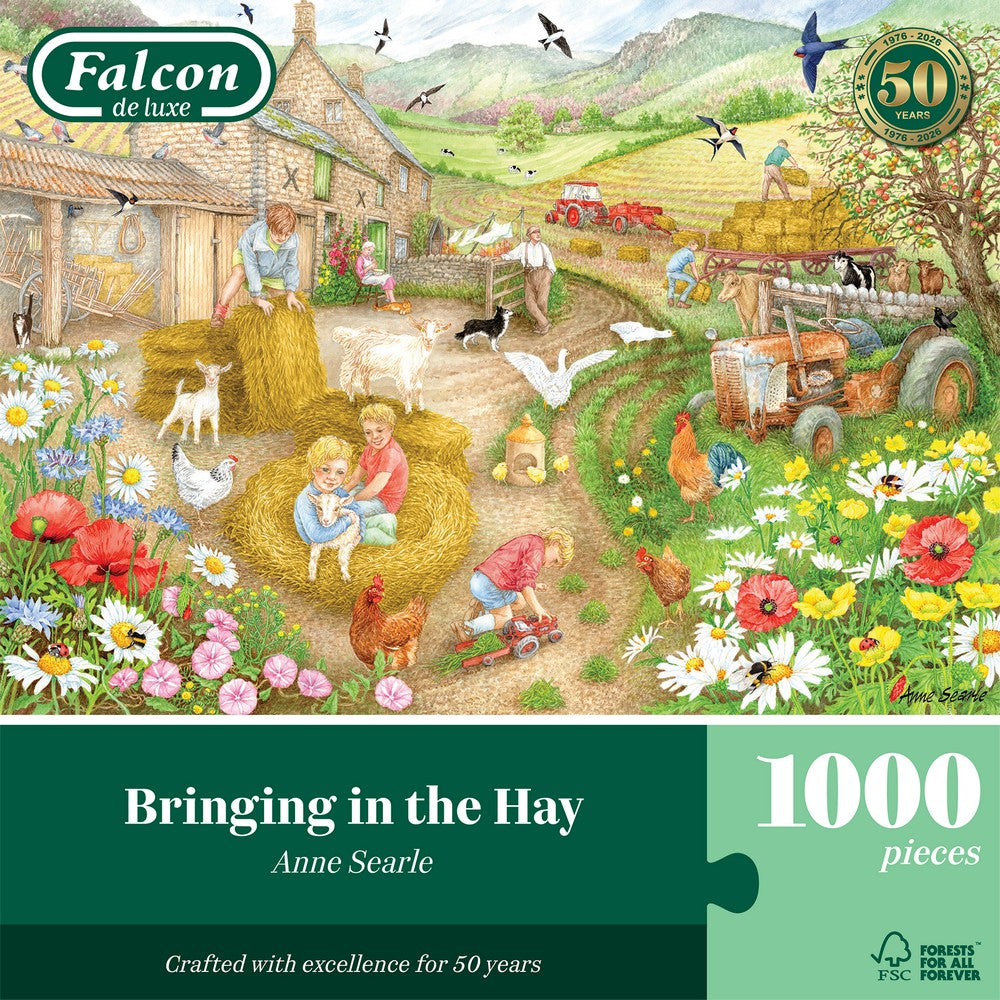 Puzzle - Jumbo - Falcon - Bringing in the Hay (1000 pieces)