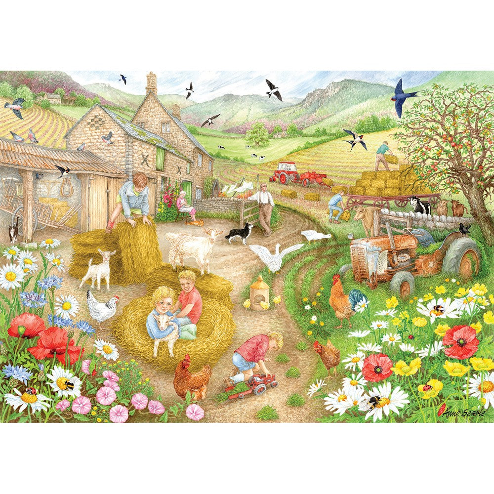 Puzzle - Jumbo - Falcon - Bringing in the Hay (1000 pieces)