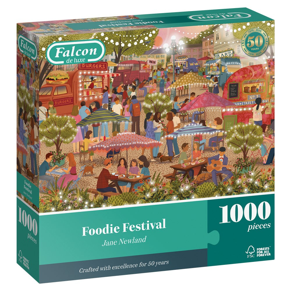 Puzzle - Jumbo - Falcon - Foodie Festival (1000 pieces)