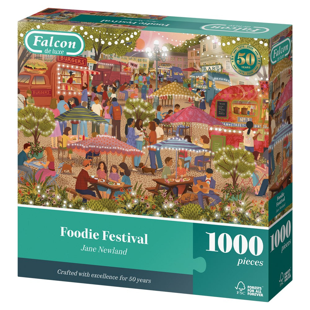 Puzzle - Jumbo - Falcon - Foodie Festival (1000 pieces)