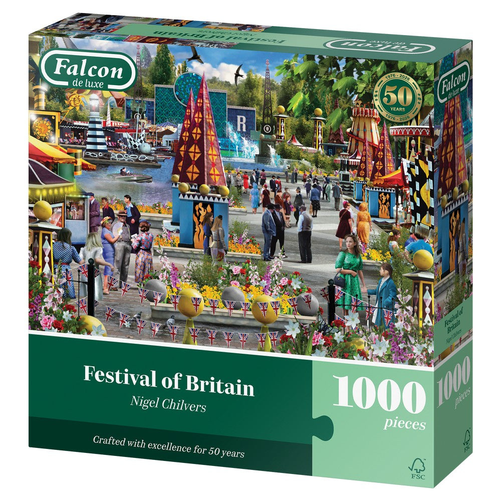 Puzzle - Jumbo - Falcon - Festival of Britain (1000 pieces)