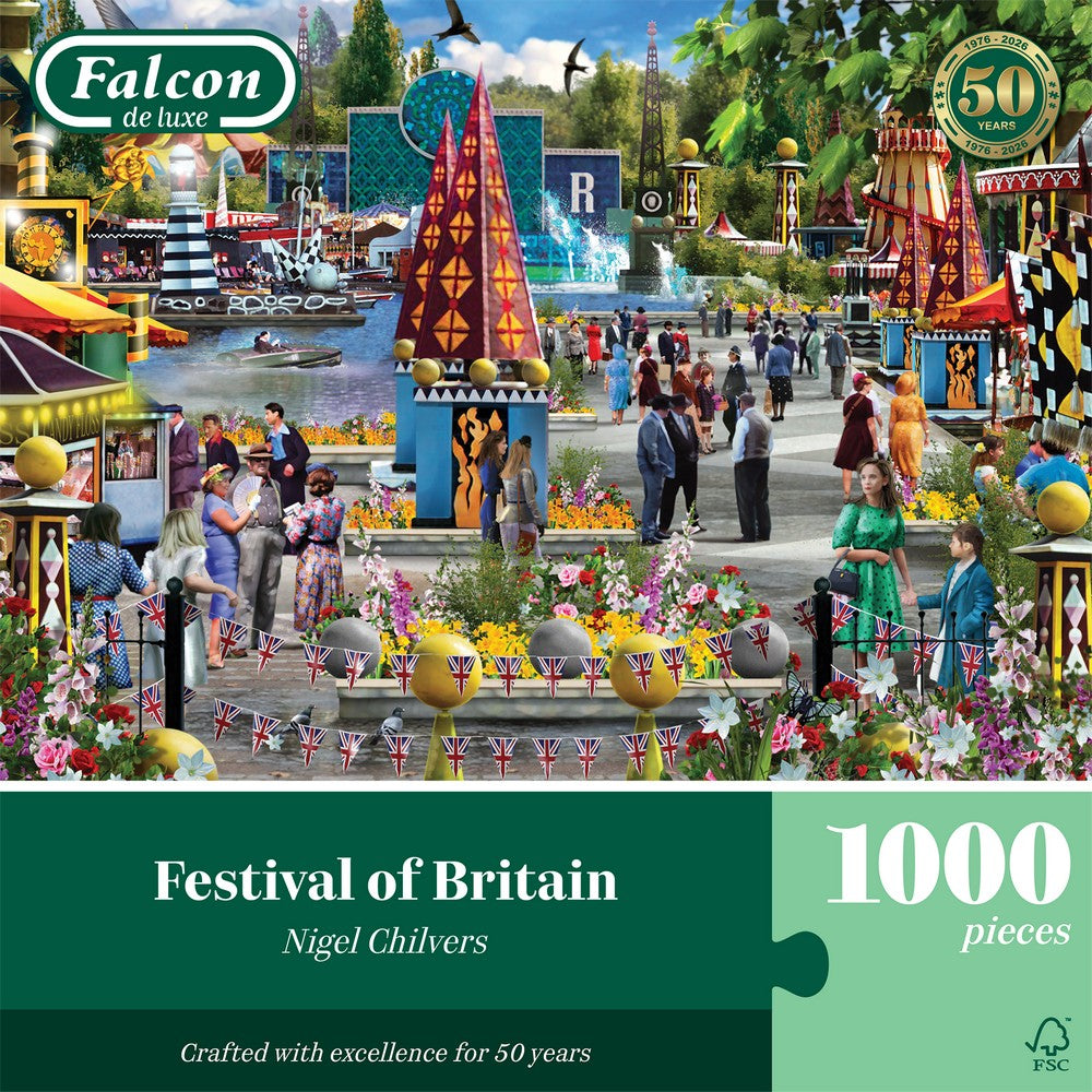 Puzzle - Jumbo - Falcon - Festival of Britain (1000 pieces)