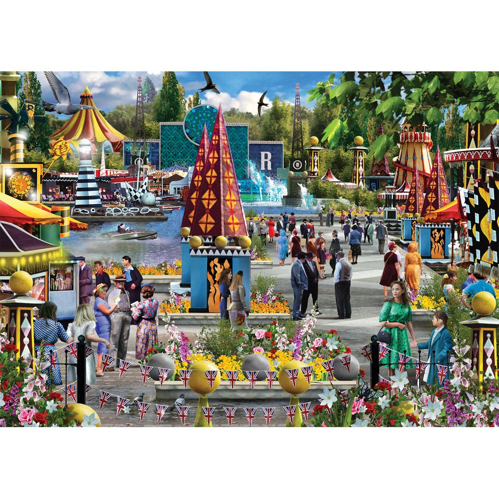 Puzzle - Jumbo - Falcon - Festival of Britain (1000 pieces)
