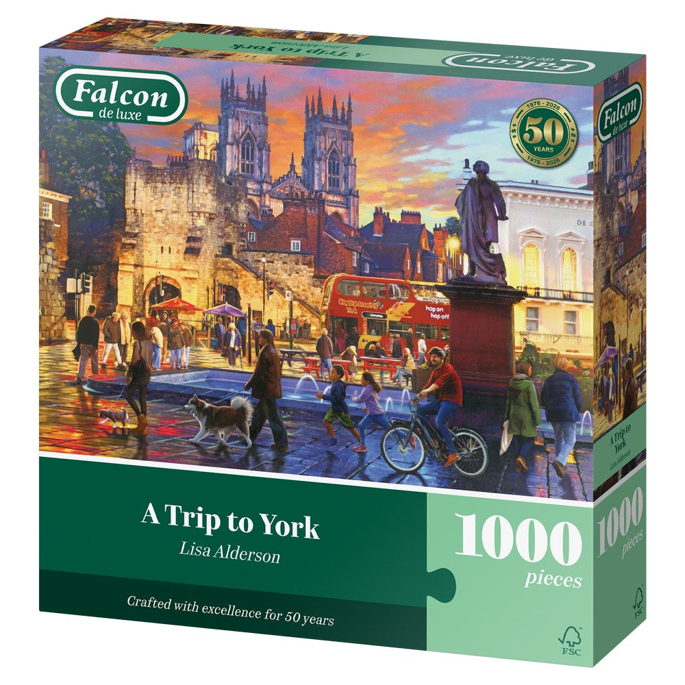 Puzzle - Jumbo - Falcon - A Trip to York (1000 pieces)