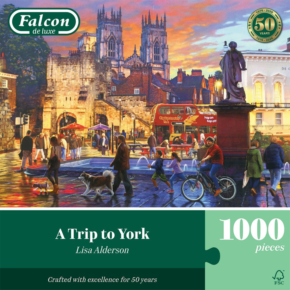 Puzzle - Jumbo - Falcon - A Trip to York (1000 pieces)