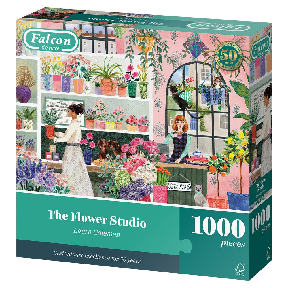 Puzzle - Jumbo - Falcon - The Flower Studio (1000 pieces)