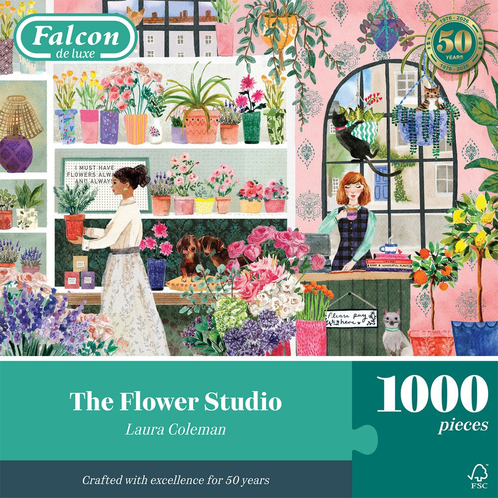 Puzzle - Jumbo - Falcon - The Flower Studio (1000 pieces)