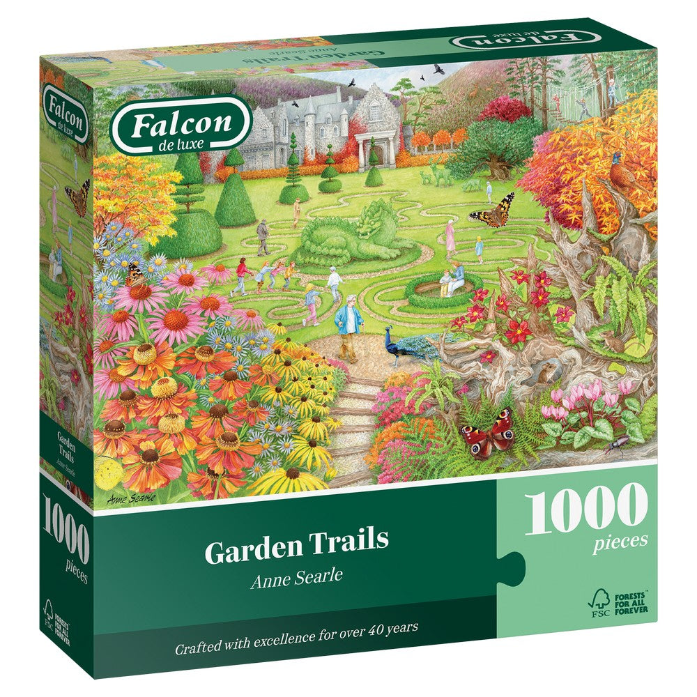 Puzzle - Jumbo - Falcon - Garden Trails - 1000pcs